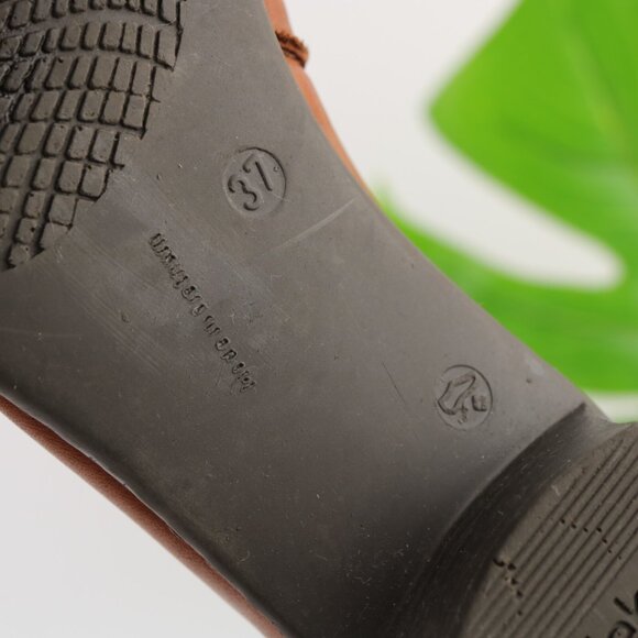 Reiker Women Louise Boot Size 37 6 Tan Brown Leather Comfy Low Block Heel Bootie - Picture 10 of 12